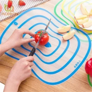 Non-Slip Flexible Plastic Cutting Board – Foldable Chopping Mat, 23×32cm
